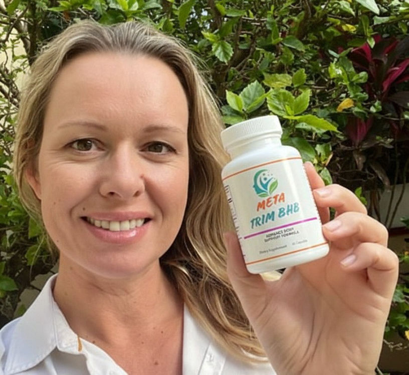 Woman starting her daily wellness routine with metatrim bhb